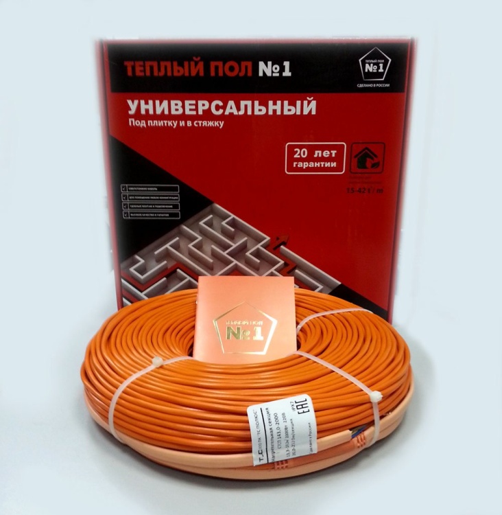 Нагревательная секция "Теплый пол №1" СТСП-15,0-240